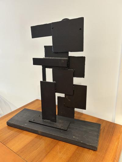 Abstract Sculpture in Welded Iron Wood