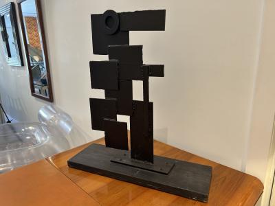 Abstract Sculpture in Welded Iron Wood
