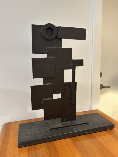 Abstract Sculpture in Welded Iron Wood