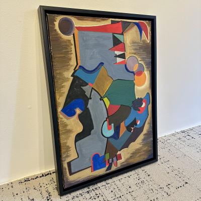 Abstract oil painting Oil on canvas painting by William Sharp America 1940s