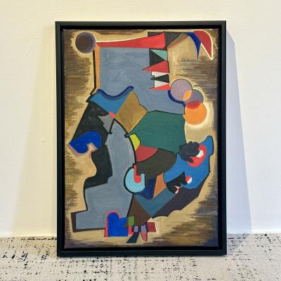 Abstract oil painting Oil on canvas painting by William Sharp America 1940s
