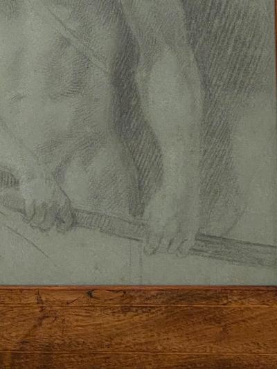 Academic Sketch of a Warrior Italy Circa 1800