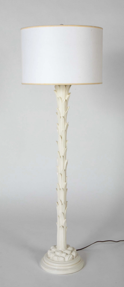 Acanthus Form Floor Lamp in the Style of Serge Roche