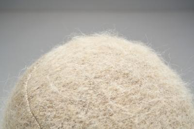 Accent Ball Pillow in Sand Coloured Fabric