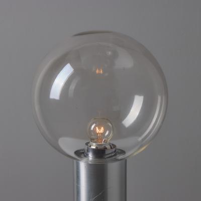 Achille Castiglioni 1970s Metal Glass Table Lamp in the Manner of Achille Castiglioni