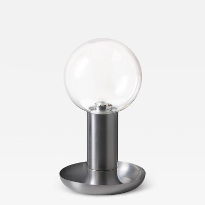 Achille Castiglioni 1970s Metal Glass Table Lamp in the Manner of Achille Castiglioni