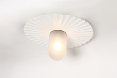 Achille Castiglioni Plisse flush mount by Achille Castiglioni for Flos