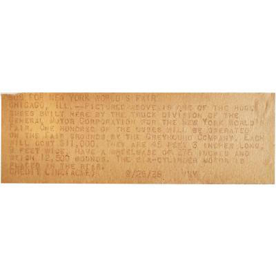 Acme News Photos Original 1939 New York Worlds Fair Photo 6