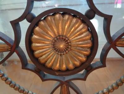 Adalbert Szabo French Art Deco Wrought Iron Fireplace Screen Signed Szabo