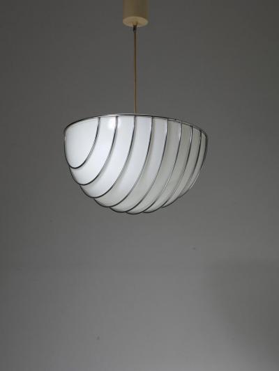 Adalberto Dal Lago Griglia Pendant Lamp by Adalberto Dal Lago for Esperia