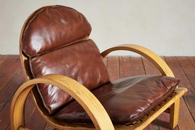 Adalberto Del Lago Adalberto Del Lago Leather Chairs