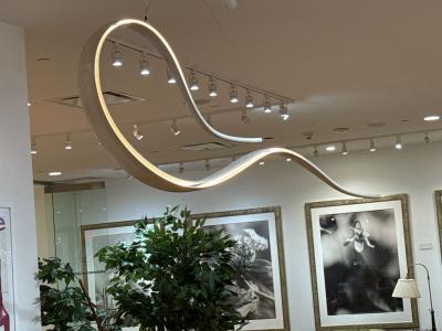 Adam Bentz Contemporary Ashwood Organic Chandelier LED USA 21st C 