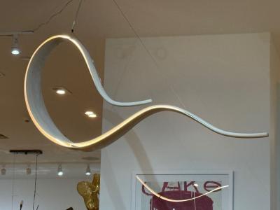 Adam Bentz Contemporary Ashwood Organic Chandelier LED USA 21st C 