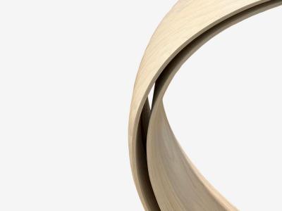 Adam Bentz Contemporary Ashwood Organic Chandelier LED USA 21st C 