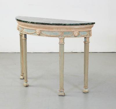 Adam Demilune Console Table