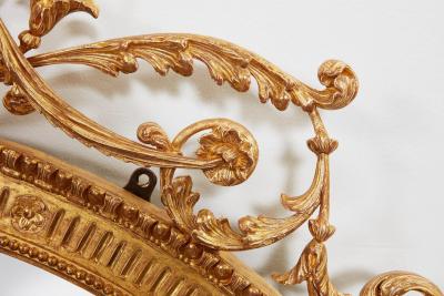 Adam Giltwood Oval Overmantel Mirror