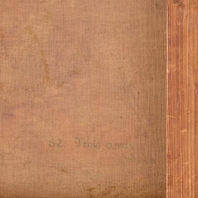 Adam Styka Trois Amis large antique Orientalist oil painting by Adam Styka