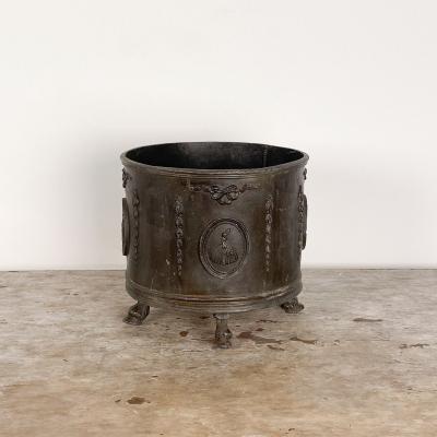 Adams Neoclassical Planter Probably Zinc with Patina 19th Century