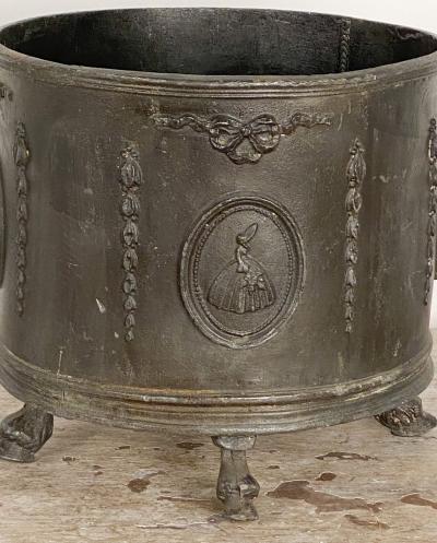 Adams Neoclassical Planter Probably Zinc with Patina 19th Century