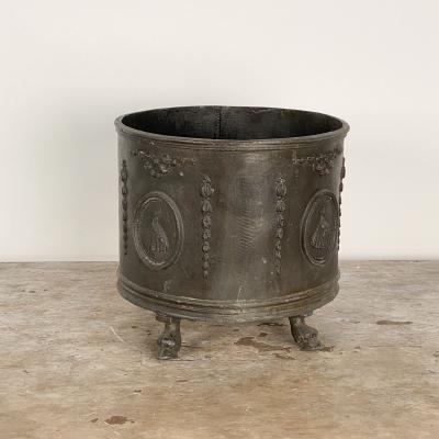 Adams Neoclassical Planter Probably Zinc with Patina 19th Century