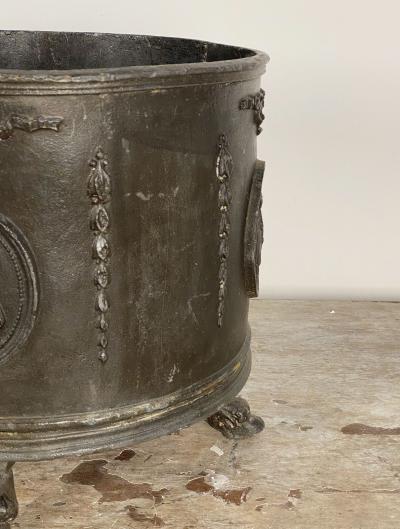 Adams Neoclassical Planter Probably Zinc with Patina 19th Century