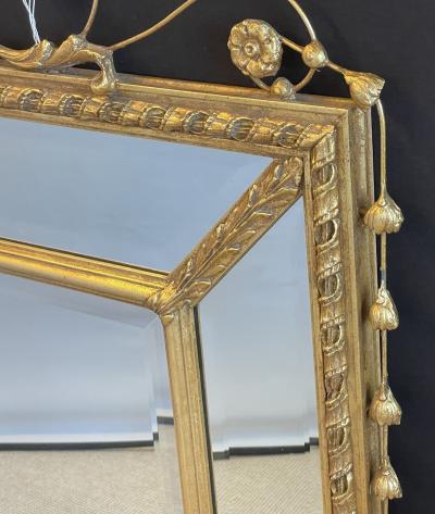 Adams Style Wall Console or Over the Mantle Mirror