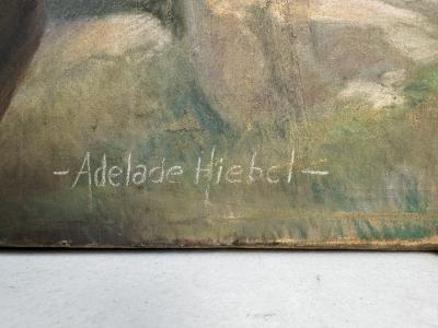 Adelaide Hiebel Hiawathas Honeymoon Heroic Pose at Sunset