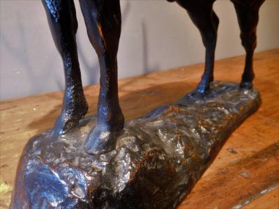 Adirondack Lodge Table Top Elk Sculpture in Zinc Alloy