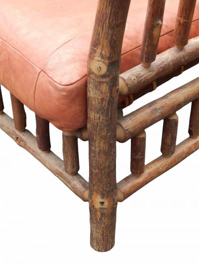 Adirondack Twig Lounge Chair Ottoman