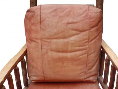 Adirondack Twig Lounge Chair Ottoman