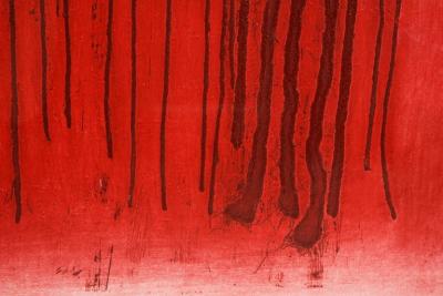 Adja Yunkers Adja Yunkers Red Echo Abstract Lithograph Signed