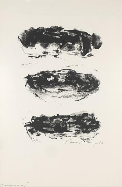 Adja Yunkers Composition II Lithograph by Adja Yunkers