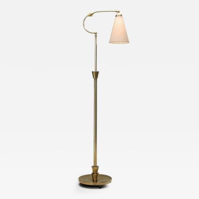 Adjustable Art Deco Floor Lamp Scandinavia First half of the 20th Century