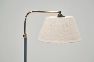 Adjustable Brass Floor Lamp Scandinavia ca 1950s