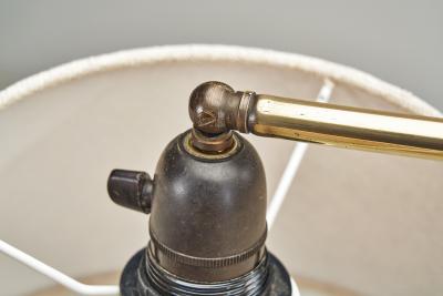 Adjustable Brass Floor Lamp Scandinavia ca 1950s