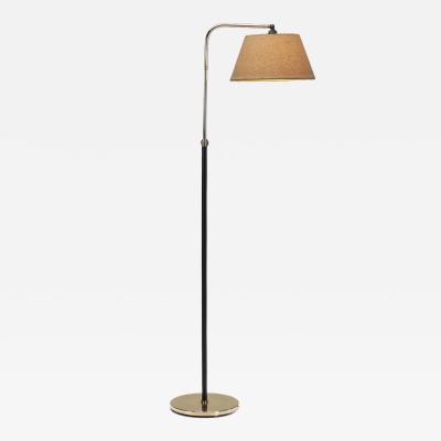 Adjustable Brass Floor Lamp Scandinavia ca 1950s
