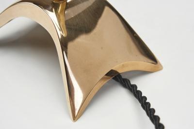 Adjustable Brass Table Lamp with Dynamic Stand Europe 1960s