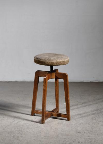 Adjustable Danish Modern stool