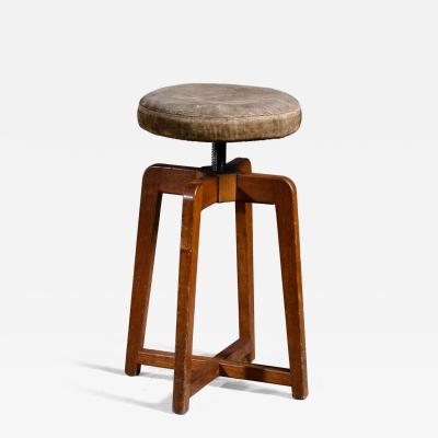 Adjustable Danish Modern stool