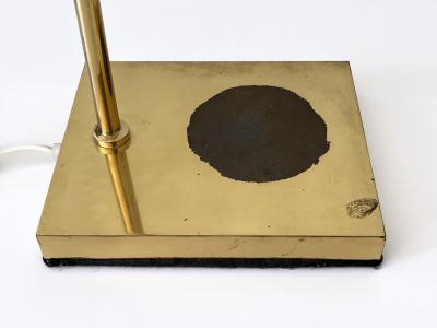 Adjustable Mid Century Modern Brass Table Lamp or Desk Light Sweden 1960s