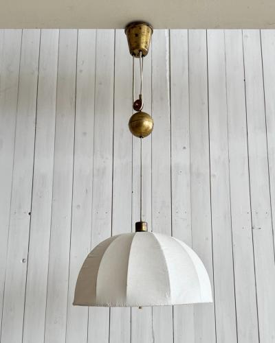 Adjustable ceiling light Scandinavia mid 20th century