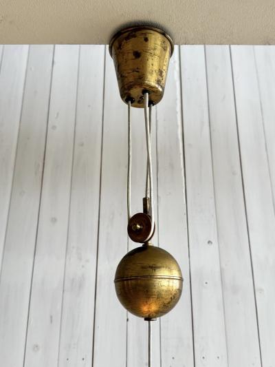 Adjustable ceiling light Scandinavia mid 20th century