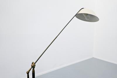 Adjustable floor lamp by angelo lelli for arredoluce Italy 1955