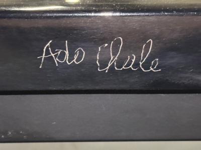 Ado Chale Ado Chale Black Resin Agate Coffee Table Belgium 1990s