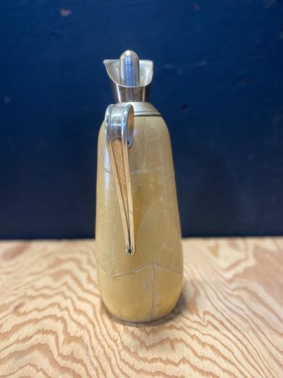 Ado Chale Aldo Tura Lacquered Goatskin Insulated Decanter