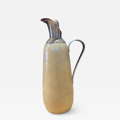 Ado Chale Aldo Tura Lacquered Goatskin Insulated Decanter