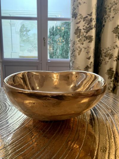 Ado Chale Large Bronze cup by Ado Chale