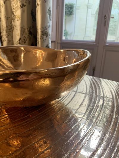 Ado Chale Large Bronze cup by Ado Chale