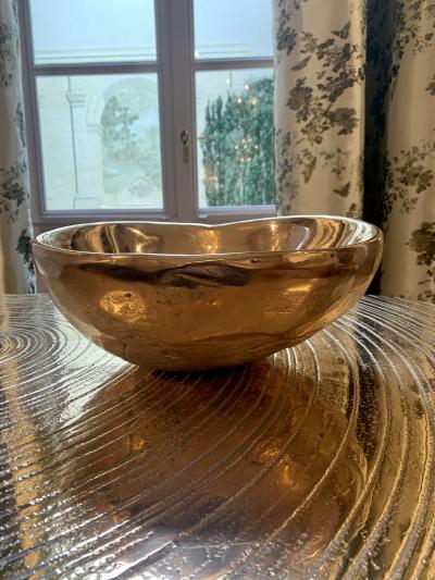 Ado Chale Large Bronze cup by Ado Chale