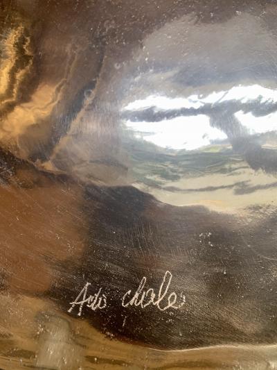 Ado Chale Large Bronze cup by Ado Chale